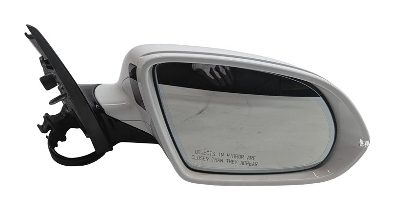 Thumbnail 2: 2011-2014 AUDI A8 S8 D4 4H RIGHT MIRROR w/HEAT PFOLD AUTODIM BLIND SPOT (White)