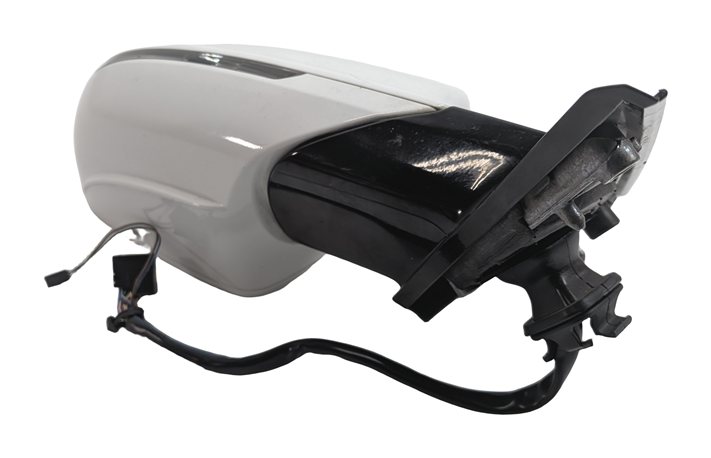 Thumbnail 4: 2011-2014 AUDI A8 S8 D4 4H RIGHT MIRROR w/HEAT PFOLD AUTODIM BLIND SPOT (White)