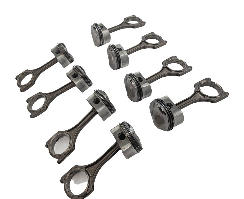 07-12 AUDI A6 A8 Q7 S5 VW TOUAREG C6 4L D3 8T 4.2L PISTON & CONNECTING ROD SET/8