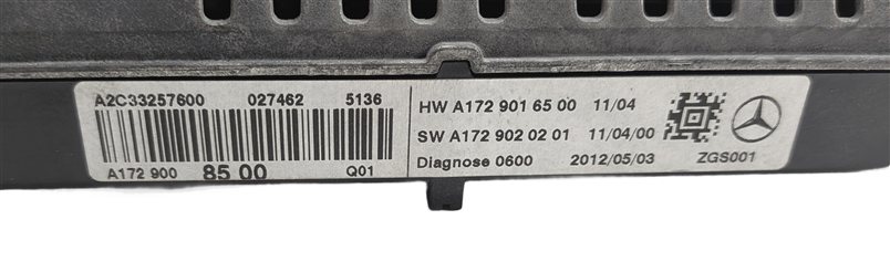 Thumbnail 6: 12-16 MERCEDES C GL ML SLK W204 W166 R172 X166 INFORMATION GPS NAVIGATION SCREEN