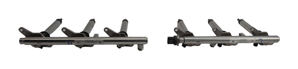 Thumbnail 3: 2013 MERCEDES C350 (W204) 3.5L (276.957) ENGINE FUEL INJECTOR SET/6 w/ RAILS