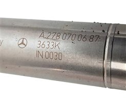 Thumbnail 6: 2013 MERCEDES C350 (W204) 3.5L (276.957) ENGINE FUEL INJECTOR SET/6 w/ RAILS