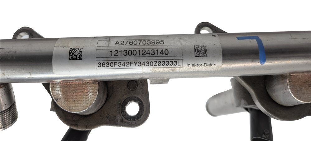 Thumbnail 7: 2013 MERCEDES C350 (W204) 3.5L (276.957) ENGINE FUEL INJECTOR SET/6 w/ RAILS