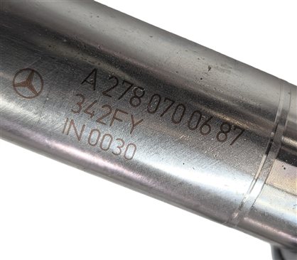 Thumbnail 8: 2013 MERCEDES C350 (W204) 3.5L (276.957) ENGINE FUEL INJECTOR SET/6 w/ RAILS