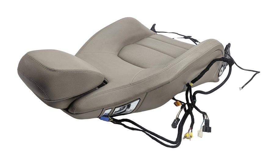 Thumbnail 4: 2013 MERCEDES C350 (W204) REAR RIGHT PASSENGER UPPER SEATBACK (Beige)