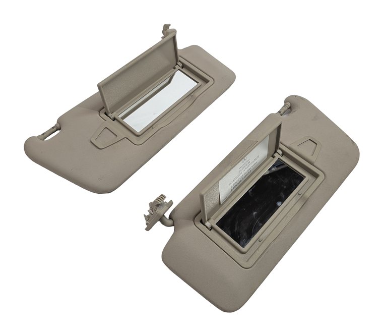 10-17 MERCEDES C250 C350 E350 E400 E550 (C204 C207) FRONT SUNVISOR SET-2 (Beige)