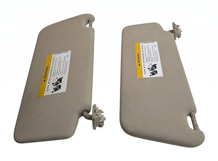 Thumbnail 4: 10-17 MERCEDES C250 C350 E350 E400 E550 (C204 C207) FRONT SUNVISOR SET-2 (Beige)