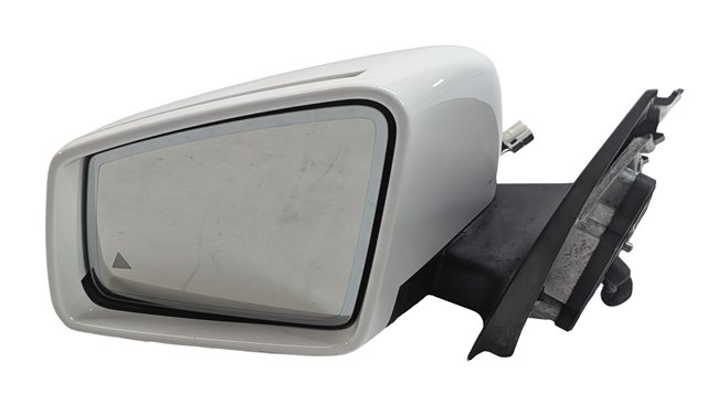 Thumbnail 3: 12-15 MERCEDES C CLASS W204 LEFT HEATED MEMORY AUTODIM BLIND DOOR MIRROR (White)