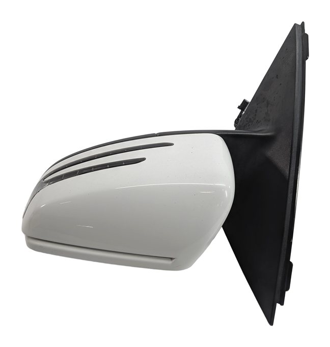 Thumbnail 4: 12-15 MERCEDES C CLASS W204 LEFT HEATED MEMORY AUTODIM BLIND DOOR MIRROR (White)
