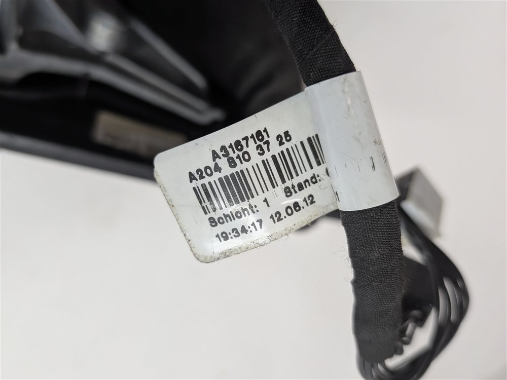 Thumbnail 7: 12-15 MERCEDES C CLASS W204 LEFT HEATED MEMORY AUTODIM BLIND DOOR MIRROR (White)