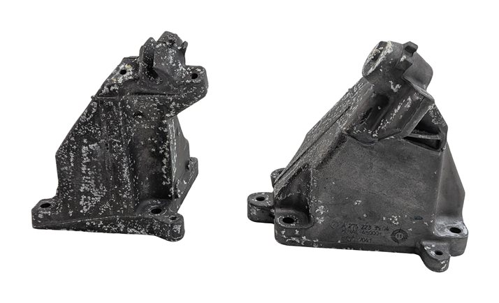 Thumbnail 2: 2013 MERCEDES C350 (W204) 3.5L (276.957) ENGINE MOTOR MOUNT BRACKET SET/2