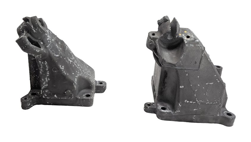 Thumbnail 3: 2013 MERCEDES C350 (W204) 3.5L (276.957) ENGINE MOTOR MOUNT BRACKET SET/2
