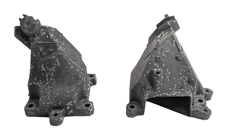 Thumbnail 4: 2013 MERCEDES C350 (W204) 3.5L (276.957) ENGINE MOTOR MOUNT BRACKET SET/2