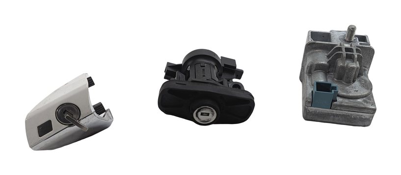 Thumbnail 2: 2013 MERCEDES C350 (W204) REAR TRUNK LID LOCK CYLINDER LATCH ACTUATOR SET