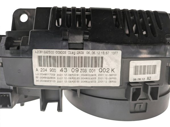 Thumbnail 9: 13 MERDCEDES C250 C350 (C204) COUPE SPEEDOMETER INSTRUMENT GAUGE CLUSTER (143k)