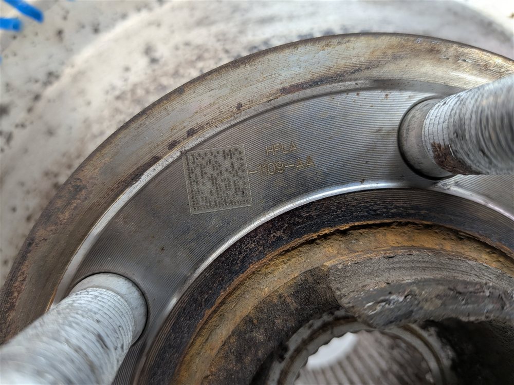 Thumbnail 6: 14-17 RANGE ROVER SPORT (L494) REAR RIGHT PASSENGER SPINDLE KNUCKLE WHEEL HUB