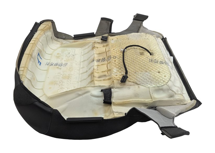Thumbnail 5: 2017 RANGE ROVER SPORT L494 FRONT LEFT DRIVER SEAT BOTTOM CUSHION w/HEAT (Black)