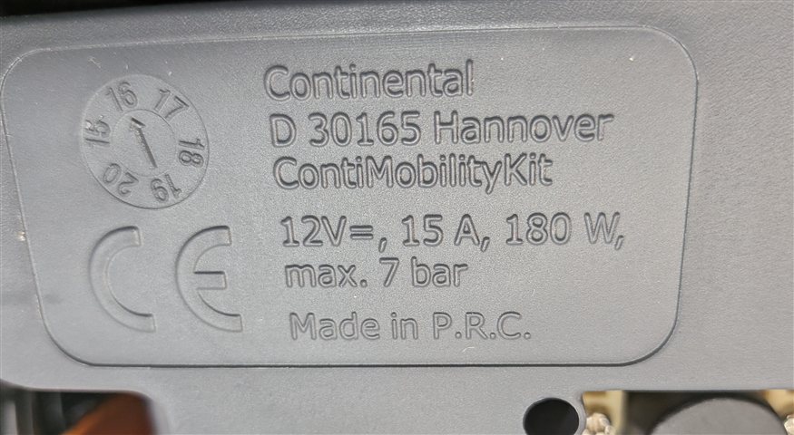 Thumbnail 8: 2017 RANGE ROVER SPORT L494 TIRE AIR COMPRESSOR MOBILITY KIT CONTINENTAL