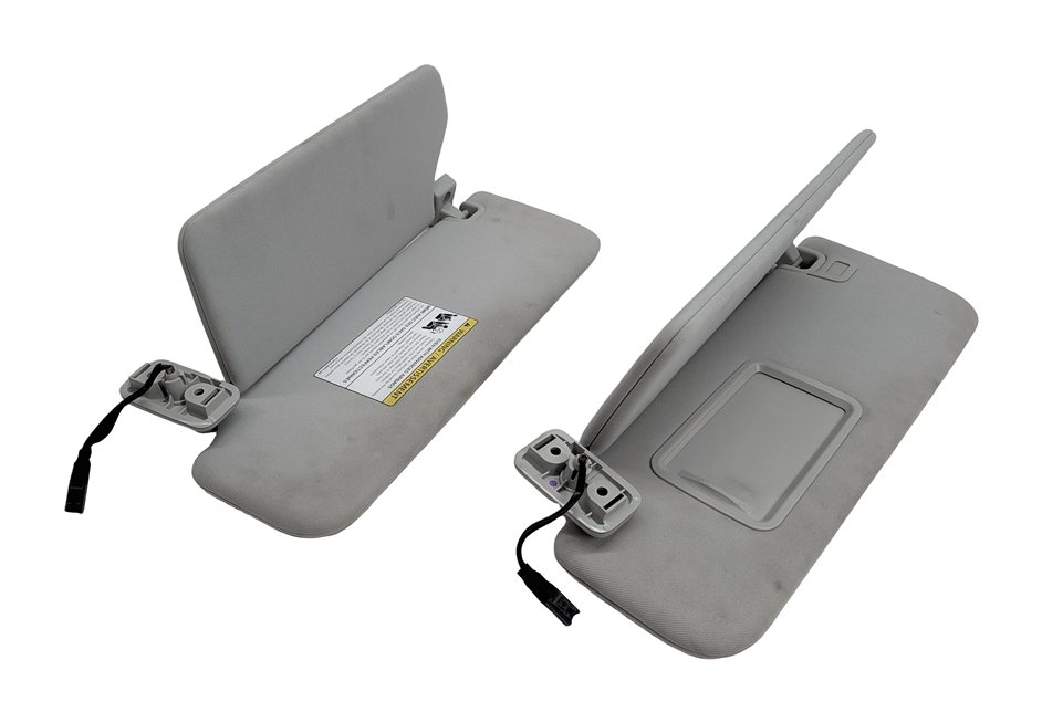 Thumbnail 4: 13-20 RANGE ROVER SPORT (L405 L494) FRONT LEFT & RIGHT SUNVISOR SET (GRAY)