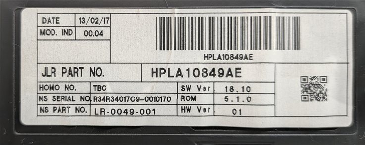 Thumbnail 27: 17-18 ROVER SPORT (L494) 3.0L SUPER (AJ126) ECM BCM KVM CLUSTER IMMOBILIZER KEY