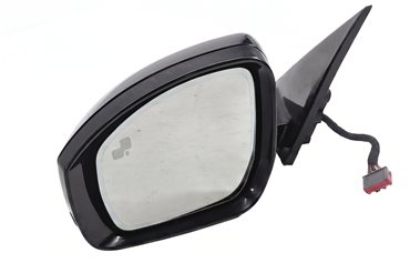 16-17 ROVER SPORT L494 LEFT PFOLD MEM BLIND SPOT CAMERA DOOR MIRROR (Black)