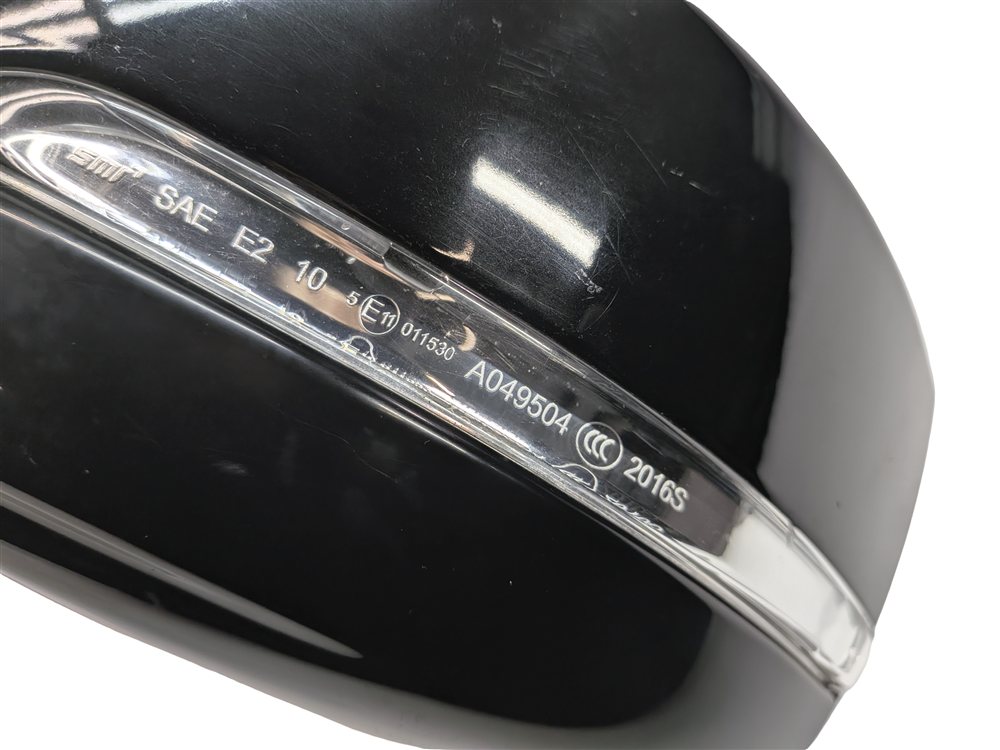 Thumbnail 7: 16-17 ROVER SPORT L494 LEFT PFOLD MEM BLIND SPOT CAMERA DOOR MIRROR (Black)