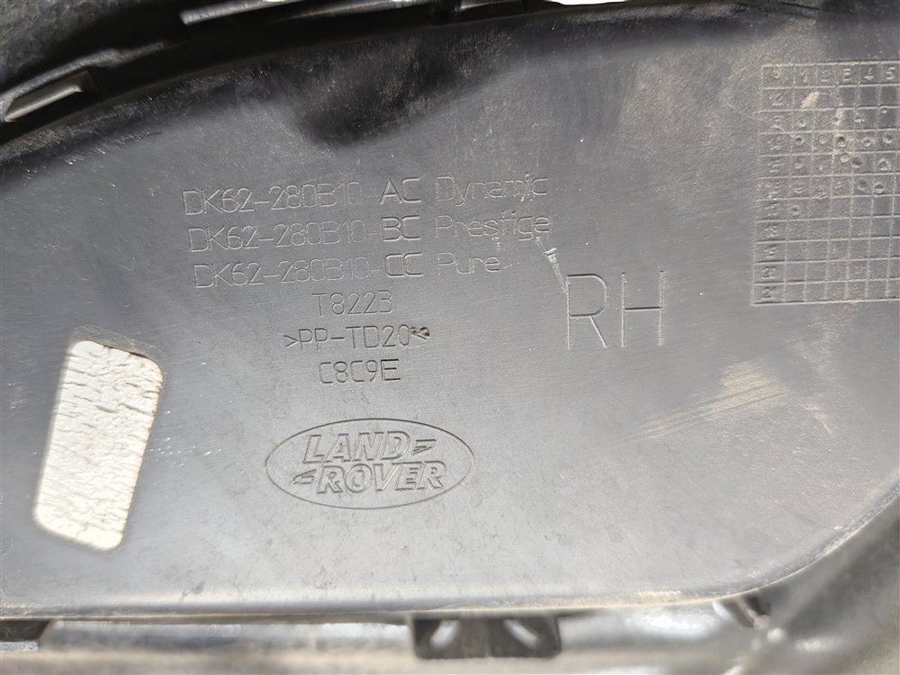 Thumbnail 6: 14-17 RANGE ROVER SPORT L494 FRONT RIGHT PASSENGER FENDER w/GRILLE (Black)