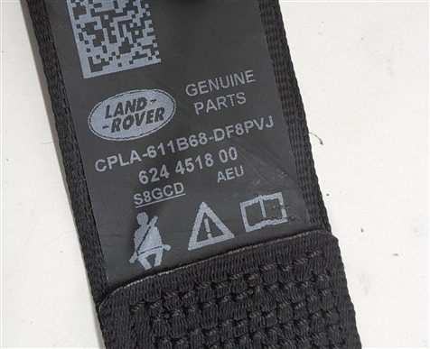 Thumbnail 8: 2017 RANGE ROVER SPORT (L494) REAR 2ND ROW LEFT SEAT SEATBELT RETRACTOR (Black)