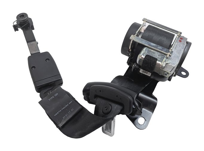 2017 RANGE ROVER SPORT (L494) REAR 3RD ROW LEFT SEAT SEATBELT RETRACTOR (Black)