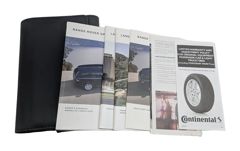 Thumbnail 2: 2017 RANGE ROVER SPORT (L494) 3.0L OWNER'S MANUAL HANDBOOK BOOKLET SET w/CASE