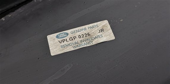 Thumbnail 3: 2017 RANGE ROVER SPORT L494 LEFT FIXED SIDE STEP RUNNING BOARD NERF BAR (Black)