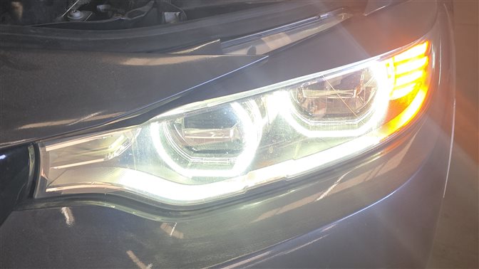 Thumbnail 2: 14-17 BMW 4 SERIES M3 M4 (F32 F80 F82 F83) LEFT DRIVER ADAPTIVE LED HEADLIGHT