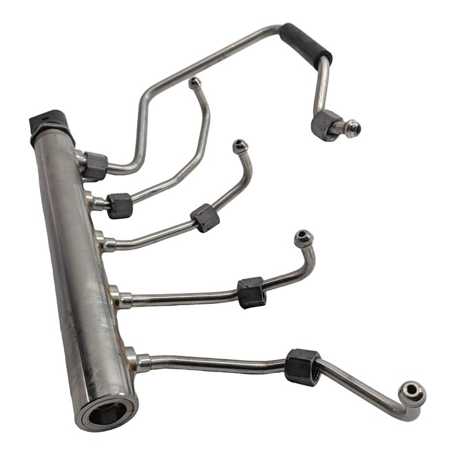 Thumbnail 4: 2014 BMW 428I (F32) 2.0L (N26) ENGINE FUEL RAIL INJECTOR ASSEMBLY w/ LINES