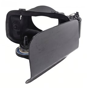 Thumbnail 2: 09-15 BMW 740Li 750Li 760Li B7 LWB F02 FUEL DOOR COVER w/HOUSING CAP (Gray)