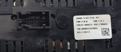 Thumbnail 3: 09-17 BMW 528i 535i 550i 645i 740i 750i 760i (F01 F10) REAR TEMPERATURE CONTROL