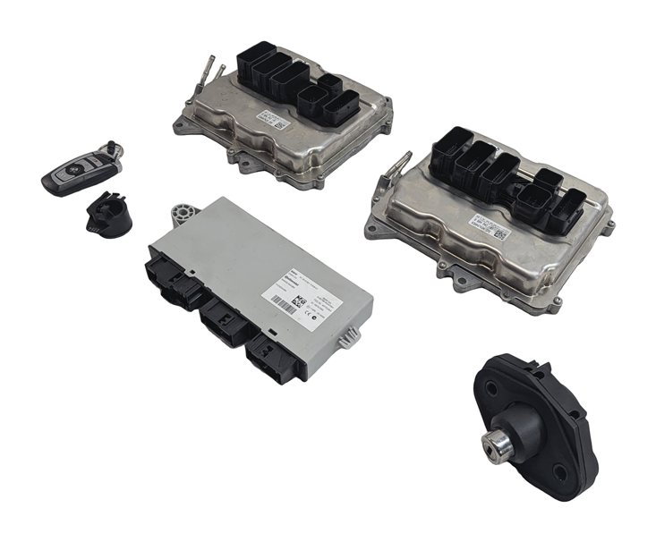 2013 BMW 750LI F01 4.4L N63 DME CAS4 KEY ECU IMMOBILIZER COMPUTER MODULE SET/5