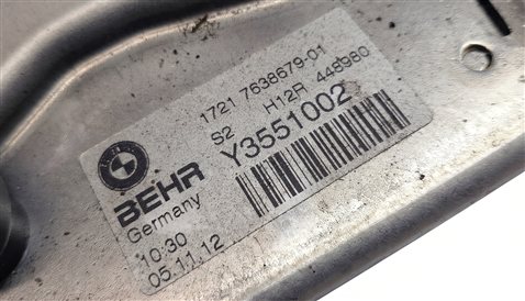 Thumbnail 7: 09-17 BMW 535i 640i 740i 750i 760i (F01 F10) AUTOMATIC TRANSMISSION OIL COOLER