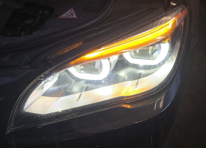 13-15 BMW 7 SERIES (F01) LEFT DRIVER HEADLIGHT LIGHT LAMP - ADAPTIVE DYNAMIC LED