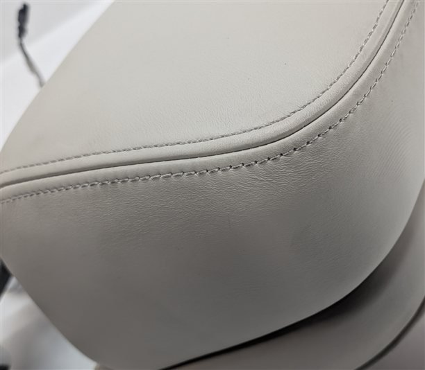 Thumbnail 15: 13-15 BMW 7 SERIES F01 F02 FRONT ACTIVE HEADREST SET/2 IVORY WHITE NAPPA LEATHER