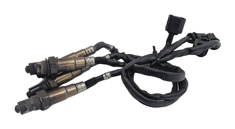 Thumbnail 2: 2013 BMW 750LI F01 4.4L N63 ENGINE PRE POST CAT O2 OXYGEN LAMBDA SENSOR SET/4