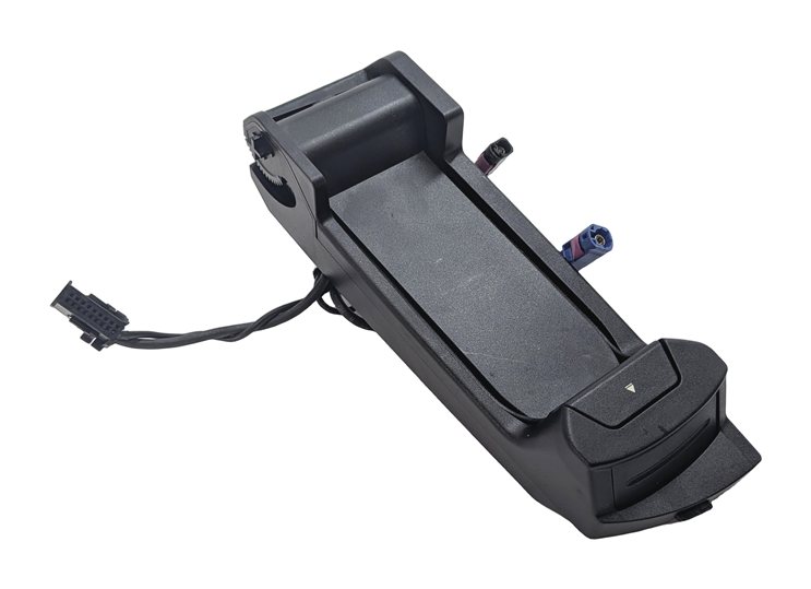 2013 BMW 750LI (F01) FRONT CENTER CONSOLE CELL PHONE SNAP-IN ADAPTER CRADLE BASE