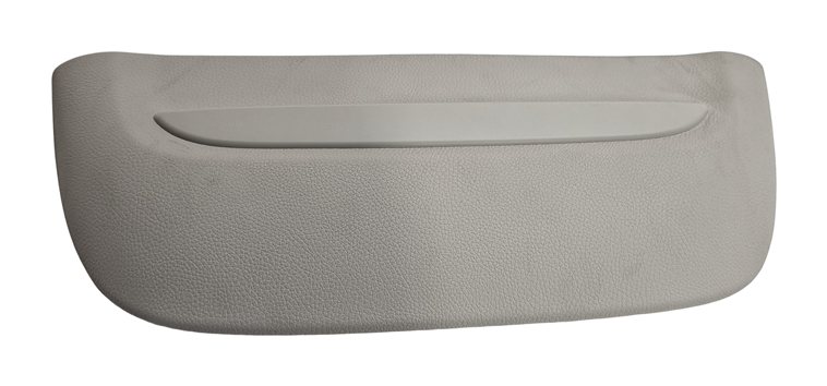 Thumbnail 2: 2013 BMW 750LI F01 FRONT RIGHT PASSENGER SEAT BACK COVER TRIM w/ LIGHT (Ivory)