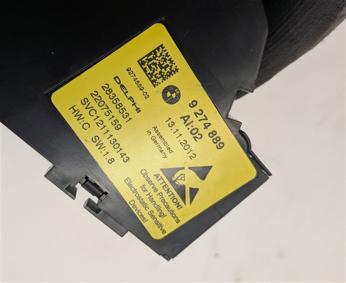 Thumbnail 6: 2013 BMW 750LI (F01) FRONT LEFT DRIVER POWER SEAT SWITCH w/ MEMORY LUMBAR