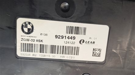Thumbnail 7: 13-19 BMW 5 / 6 / 7 SERIES (F01 F02 F07 F10 F12) CENTRAL GATEWAY CONTROL MODULE