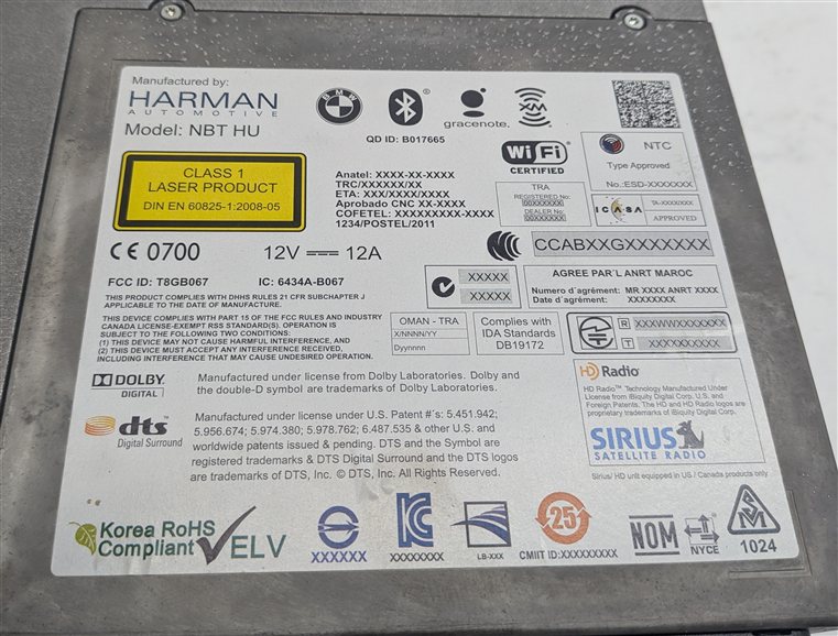 Thumbnail 9: 12-14 BMW 328i 335i 528i 535i 550i 740i 750i 760i CD DVD NAV STEREO RECEIVER