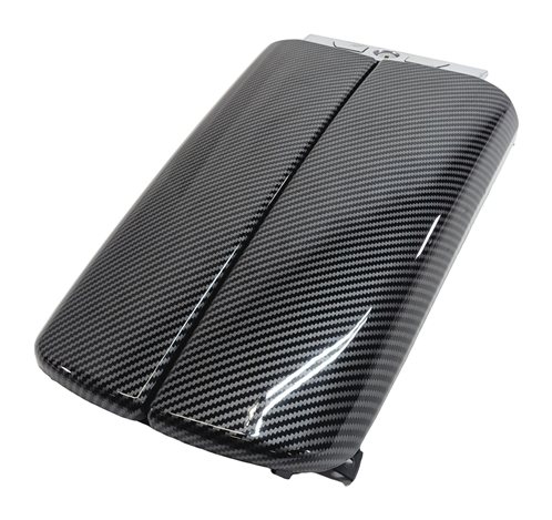 Thumbnail 2: 09-15 BMW 7 SERIES F01 F02 F04 FRONT CENTER CONSOLE LID(Ivory) CARBON COVER