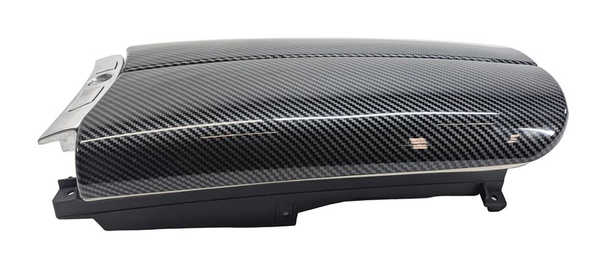 Thumbnail 4: 09-15 BMW 7 SERIES F01 F02 F04 FRONT CENTER CONSOLE LID(Ivory) CARBON COVER