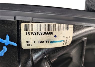 Thumbnail 7: 13-15 BMW 7 SERIES F01 LEFT DOOR MIRROR P-FOLD HEAT AUTODIM BLIND CAMERA (Gray)
