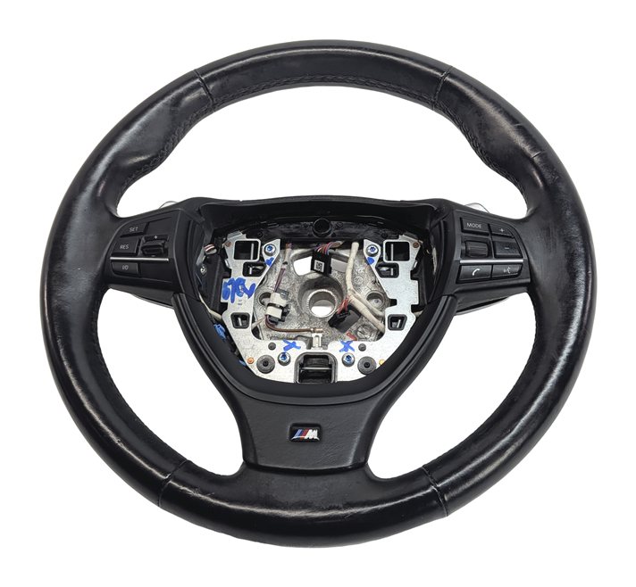 Thumbnail 2: 11-13 BMW 5 6 7 F10 F06 F01 3 SPOKE w/ LANE DEPART HEATED STEERING WHEEL (Black)