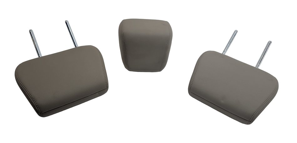 12-15 RANGE ROVER EVOQUE L538 REAR LEFT CENTER RIGHT SEAT HEADREST SET/3(Almond)